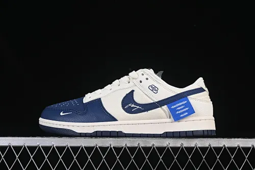 All categories Nk SB Dunk Series Nk SB Dunk Low High-end customized low-top sneakers Nike SB Dunk Low joint off-white canvas blue hook High-end customized low-top casual sneakers XD1588-230